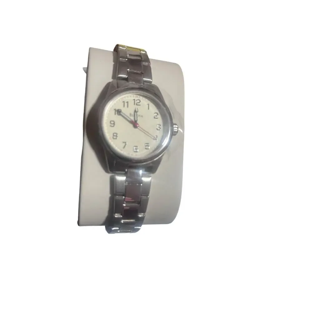 Women’s Bulova Stainless Steel Bracelet Watch NWB 96L167 28 mm